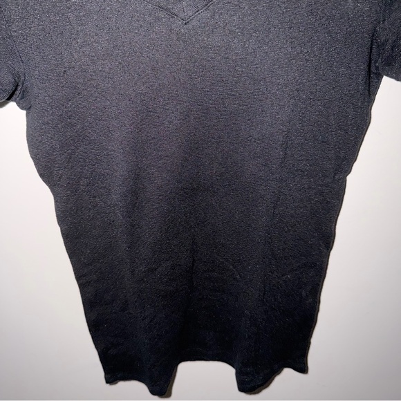 Michael Stars Classic Black Short Sleeve Tee - Picture 3 of 6